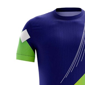 เสื้อฟุตบอลดีไซน์ล่าสุด ขายส่งปี 2026 เสื้อกีฬาระบายอากาศ แห้งเร็ว คอกลม พิมพ์หมายเลขและโลโก้ - Product Image 5
