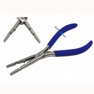 Premium Stainless Steel Silver Hair Extension <b>Pliers</b> 2 Holes <b>Multi</b> Functional <b>Tool</b> Hair Remove Micro Ring Loop Commercial Use - Product Image 4