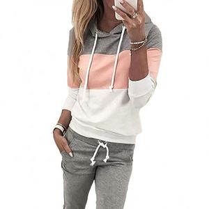 Conjunto Deportivo de Invierno para Mujer, Estilo Vintage a Cuadros, con Botones, Transpirable, Ecológico, 3 Colores, 2 Piezas, Conjunto Largo - Product Image 4