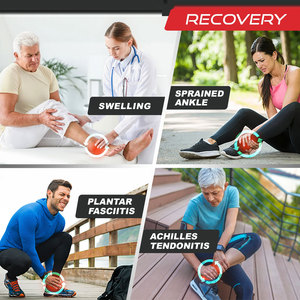 Lightweight Neoprene <b>Ankle</b> <b>Support</b> Wrap Lace-Up Closure for Fitness Training-Durable Protection Comfortable Fit for Long Use - Product Image 5