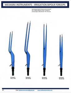 Pinces bipolaires européennes antiadhésives pour irrigation, pointe de 0,5 mm, 1,0 mm, 2,0 mm, longueur 20 cm, pinces bipolaires de haute qualité - Product Image 6