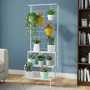 Support de Jardinière Surélevée en Métal Durable, Robuste, pour Extérieur, Cadre en Acier, Porte-Plantes pour Patio, Balcon, Jardin - Product Image 1