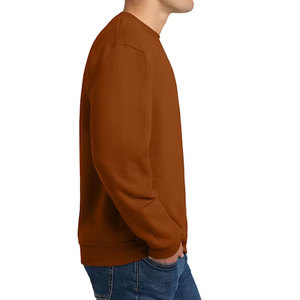 Sweat-shirt à col rond en molleton épais 360 GSM pour homme, avec logo brodé personnalisé, en tissu éponge de qualité supérieure, vierge, vente en gros en vrac - Product Image 3
