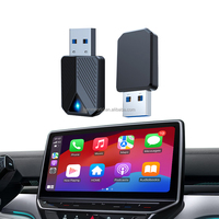 Adaptateur sans fil CarPlay Android Auto portable Beneworld BW-W03, mini USB, Bluetooth, Type-C/USB, Plug&Play, conversion rapide, adaptatif