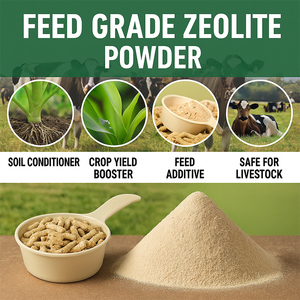 ผงซีโอไลต์ธรรมชาติสำหรับปรับสภาพดินทางการเกษตร สารเพิ่มประสิทธิภาพปุ๋ย CEC สูง เพื่อส่งเสริมการเจริญเติบโตของรากและช่วยรักษาธาตุอาหาร - Product Image 1