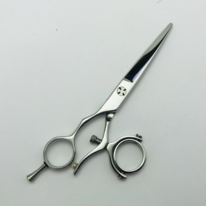 JA28L 5.5 Inch <b>Left</b> Handle <b>Handed</b> Swivel Thumb Handle Hair Dressing Cutting Shears <b>Scissors</b> Barber 360 Degree Rotatable Design - Product Image 2