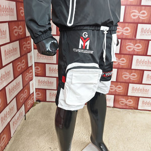 Custom Summer Nylon Polyester Shell Tracksuit Two Piece Jogging Suit <b>Track</b> Windbreaker <b>Jacket</b> Shorts Sets <b>for</b> <b>Men</b> - Product Image 4