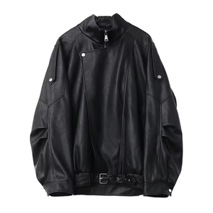 Chaqueta Larga de Invierno, Estilo Retro, Negra, Oversize, de Forro Polar con Relleno de Algodón, para Mujer, con Cinturón y Cremallera, Moda Europea de Lujo 2025 - Product Image 3