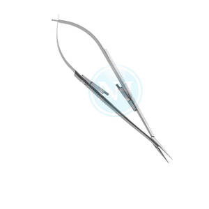 Tijeras Quirúrgicas de Acero Inoxidable para Córnea con Puntas Curvas y Ciegas - Product Image 5