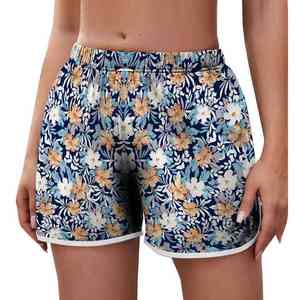 Shorts Casuales para Mujer de Alta Calidad, con Cintura Resistente y Cierre Tradicional, Silueta Clásica, Duraderos para Uso Diario, Sublimados - Product Image 1