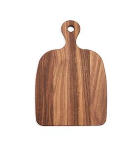 Planche à découper en bois de noyer de grande taille, couleur naturelle, personnalisée, avec poignée, style américain - Product Image 3