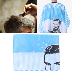 Customized Printing Barber Hair Cutting <b>Aprons</b> Water Resistance Knitted Fabric Barber Hair Cutting <b>Aprons</b> For Beauty Use - Product Image 5