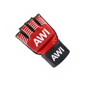 อัสคาร์ เวียร์ อินด์ ถุงมือ MMA แบบครึ่งนิ้ว หนัง PU สายรัดข้อมือแบบเวลโคร อุปกรณ์ฝึกศิลปะการต่อสู้ - Product Image 3