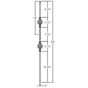 Manufac turing House Treppen Eisen geländer Holz Eiche Handlauf Quadrat Hohl Schmiedeeisen Baluster