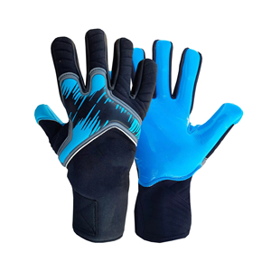 Gants de football à absorption des chocs, ventilation en maille aérée, design à doigts roulés, paume plate, gants de gardien de but de football - Product Image 4