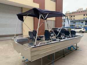 Bote de Pasajeros de Aluminio de 20 Pies Kinocean 2026 de Calidad de Exportación con Toldo para Transporte, Proveedor de Alta Calidad OEM/ODM - Product Image 3