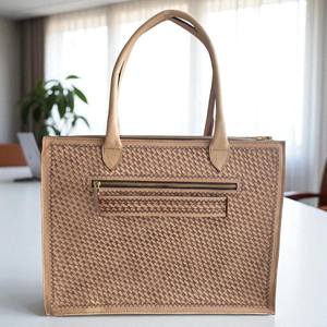 Sac fourre-tout en cuir floral artisanal pour femmes, sac à main en cuir véritable peint à la main - Product Image 4