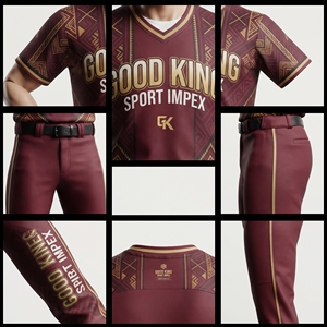 Uniforme de Equipo Sublimado Personalizado, Jersey con Cuello en V para Hombre, Pantalones, Ropa Deportiva de Club Personalizada, Fabricante OEM ODM, Venta al Por Mayor Alibaba - Product Image 6