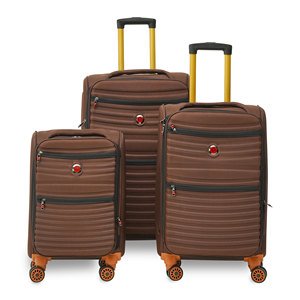 Polyester Luggage Set 3-Piece 20 24 28 Inch Expandable Soft <b>Suitcase</b> with 4 Wheels Combination <b>Lock</b> Travel Bag - Product Image 1