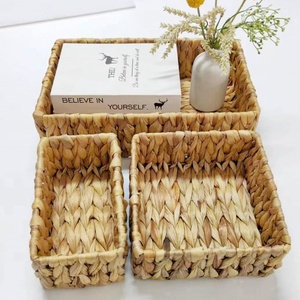<b>Large</b> supply water hyacinth dry food <b>storage</b> containers <b>basket</b> competitive price gift <b>baskets</b> - Product Image 3