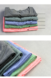 Haut décontracté pour femme en jersey 100 % coton, col roulé sans manches, coupe ajustée, couleur unie, respirant, printemps-été - Product Image 4