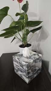 NEHA ENTERPRISES Modern Marble Tissue <b>Paper</b> <b>Box</b> Holder Premium Decorative Tissue <b>Storage</b> Case for Home Decoration - Product Image 4