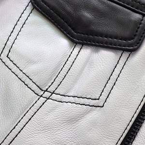 Chaleco de Motocicleta Blanco para Mujer - Product Image 3