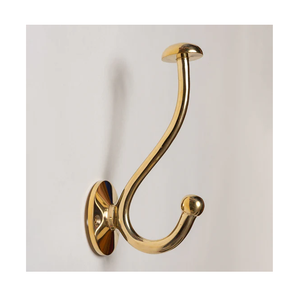 Best Quality Brass <b>Hook</b> Hanger Hot Sale Bathroom Living Room <b>Kitchen</b> Coat Clothes hanger Top Price - Product Image 2