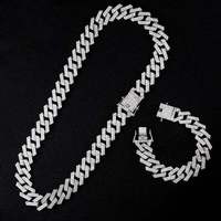 Collar Personalizado con Nombre en Moissanita, Chapado en Oro, Plata de Ley, Colgante de Eslabones Cubanos, Certificado IGI, Joyas de Ámbar de Lujo
