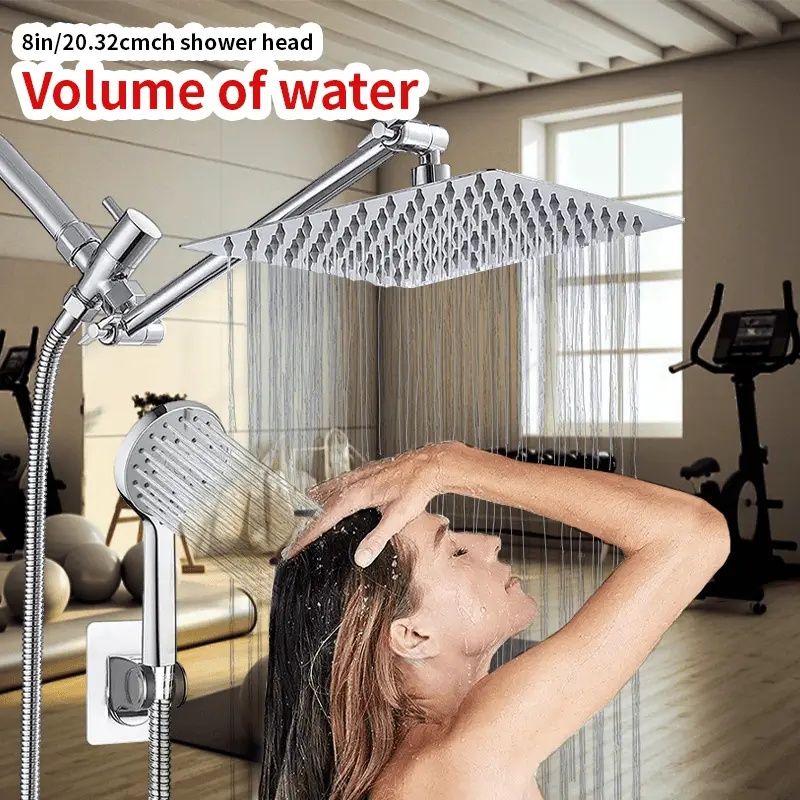 Ensemble de 8 pièces en acier inoxydable argenté amélioré Couleur