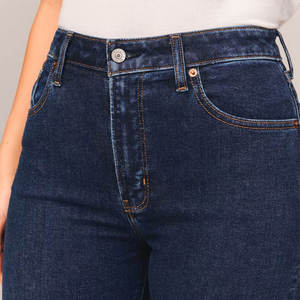 <b>Ladies</b> Light Wash Denim Jeans Soft Cotton Pants Comfortable Everyday Wear Wholesale Factory Supplier Printing Women Denim Pants - Product Image 6