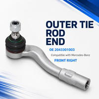 Componente de Chasis Superior para Barra de Acoplamiento Trasera Derecha para Mercedes Benz 204, Conector de Ajuste Perfecto, Funcionamiento Silencioso, OE 2043301003