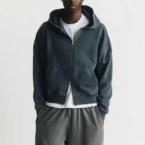 เสื้อฮู้ดดี้ผู้ชายผ้าฝ้ายฟลีซ 100% สำหรับฤดูหนาว ขายดี คุณภาพพรีเมียม สวมใส่สบาย ระบายอากาศได้ดี แห้งเร็ว ปรับแต่งได้ - Product Image 5