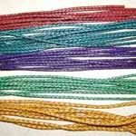 Cordones de cuero trenzado Bolo de alta calidad para joyería artesanal DIY y otros accesorios a precio de venta completo - Product Image 2