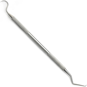 Professional 6.5 Inch Stainless Steel Dental Pick | Double Sided Tartar Scraper & Hard Plaque Remover Teeth Cleaning Tool - Product Image 1