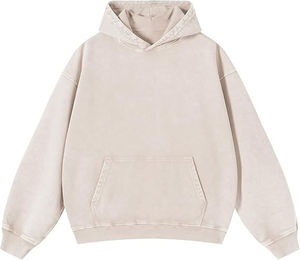 Top qualité femmes Streetwear coton pull à capuche nouveau coréen lâche couleur unie goutte épaule tricoté sweats à capuche pour femme - Product Image 1