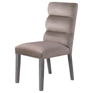 Highmore Set of 2 Ash Velvet <b>Upholstered</b> Dining Side <b>Chairs</b> - Product Image 3