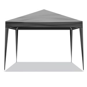 Gazebo Impermeabile 3x3m per Eventi all'Aperto - Tenda Nera per Matrimoni, BBQ e Catering - Product Image 5