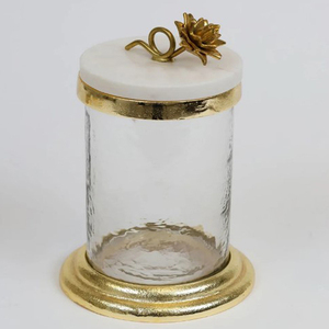 Kitchen Storage Decorative Food Container Home Decor Handcrafted Modern Metal Canister <b>Set</b> for <b>Tea</b> Coffee & Sugar - Product Image 4