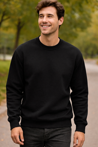 Sudadera de Alta Calidad para Hombre, Lisa, con Estampado Personalizado, Cuello Redondo, Felpa de Algodón, Ropa Casual de Invierno, Proveedor Mayorista - Product Image 6