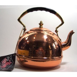Durable Copper <b>Tea</b> <b>Kettle</b> Matte Finish with Handle Handmade Traditional Design for Boiling Water Kitchenware and Home Use - Product Image 3