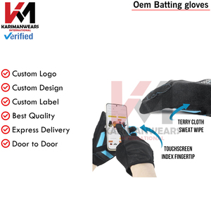 Guantes de Bateo de Béisbol Profesionales de Cuero con Palma Reforzada, Alto Agarre, Ligeros y Cómodos - Product Image 5