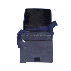 Sac Hobo en Jean Bleu Imprimé Personnalisé, Nouveau Sac Messager en Toile avec Poignée Amovible, Sac de Courses Tendance - Product Image 2