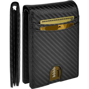 Portefeuille fin en cuir pour homme, papa, mari, petit ami - Cadeau idéal pour Noël, la Saint-Valentin, un anniversaire, la fête des pères - Product Image 2