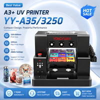 Impresora de inyección de tinta UV multifuncional Auto A3 para cuero, madera, nuevas cubiertas para teléfonos móviles XP600 DX5 DX7, cama plana UV PVC A4 automática