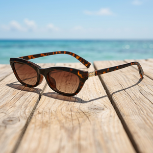 RTS Cat Eye UV Protection Sunglasses 2026 Gradient Lenses Full Rim Women's Fashion Sun Glasses Casual Style - Product Image 1