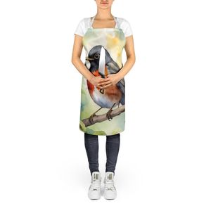 Wisconsin American Robin Unisex Large Multicolor <b>Kitchen</b> <b>Apron</b> for Cooking Baking Crafts Gardening-for Adults Both Men <b>Women</b> - Product Image 5