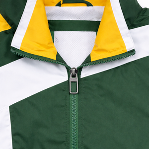 Chaqueta Cortavientos Personalizada con Bloques de Color, Estilo Urbano, con Capucha, Ligera, para Entrenamiento y Running para Hombre, Servicio OEM Disponible - Product Image 3