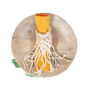 Unique Theme Handmade Woven Napkin Ring Table Decor Wedding Accessories Macrame Decoration Napkin Ring for Party Events - Product Image 2