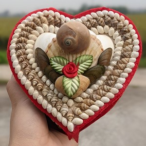 Love <b>Heart</b> <b>Shape</b> <b>Box</b> Made of Natural Sea Shells Gift Boxes Jewelry Container with Velvet Liner Souvenir Tourist Gifts - Product Image 6